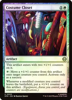 NM Foil Costume Closet, MTG, Marvel's Spider-Man, Magic the Gathering, 5 - Image 1