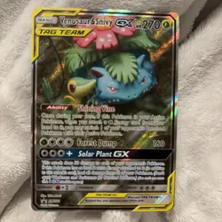 Pokemon TCG Venusaur & Snivy GX And Charizard & Braixen GX Full Art Holo - Image 1