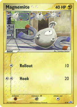 Magnemite 4/10 EX Trainer Kit Latios Pokemon NM Komiya - Image 1