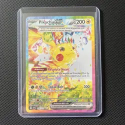 Pokemon Surging Sparks Pikachu Ex SIR 238/191 Buttchu - Image 1