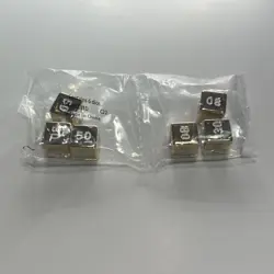 Pokemon TCG Sword And Shield Set of 6 Metal Damage Counter Dice Gold Promo - Image 2