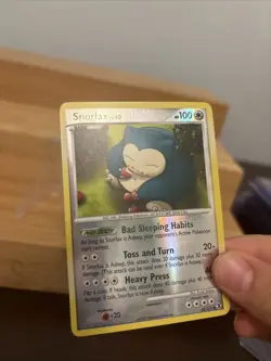 Nintendo Pokemon TCG Snorlax 81/111 Diamond & Pearl Rare Holo 2007 Eng HP100 - Image 2
