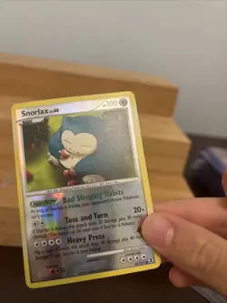 Nintendo Pokemon TCG Snorlax 81/111 Diamond & Pearl Rare Holo 2007 Eng HP100 - Image 3