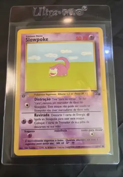 Pokemon Portuguese Fossil Booster Pack 1st Edition-OPEN In New Sleeves - Image 2