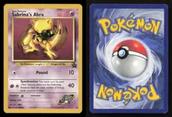 Sabrina's Abra 19 Wizards Black Star Promos MP Pokemon - Image 3