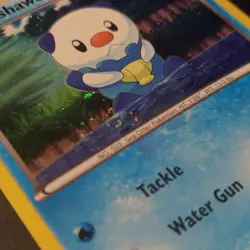 Pokemon Oshawott 027/114 Alternate Art Cosmos Holo Promo 60 HP ENG SWIRL - Image 5
