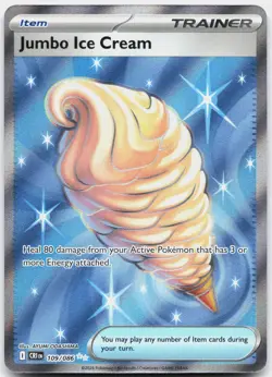 Jumbo Ice Cream 109/086 Ultra Rare Chaos Rising Pokemon Holo Near Mint - Image 1