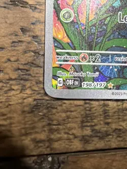 Gloom SV03: Obsidian Flames Illustration Rare 198/197 Pokemon TCG 🔥🔥 - Image 4