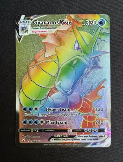 Pokemon TCG Gyarados VMAX Secret Rare Full Art Holo 207/203 Evolving Skies - Image 1