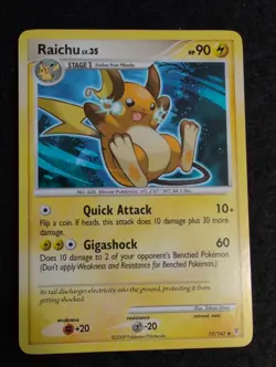 Raichu 77/147 Supreme Victors Regular Pokemon - Image 1