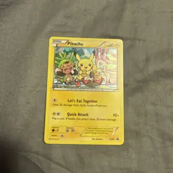 Pokemon TCG Pikachu XY95 XY Promo Holo English LP - Image 1