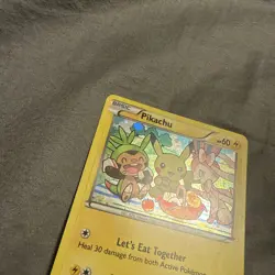 Pokemon TCG Pikachu XY95 XY Promo Holo English LP - Image 2