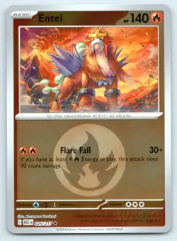 Pokemon Entei (Energy Symbol Pattern) Ascended Heroes ASC R RH 025/217 NM - Image 1