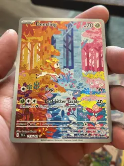 Pokemon TCG Deerling 165/162 Temporal Forces Illustration Rare Holo EN - NM - Image 1