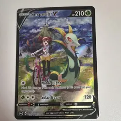 Pokemon Serperior V TG13/TG30 Silver Tempest Ultra Rare Full Art Holo Eng 210HP - Image 1