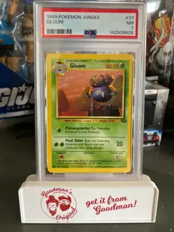 1999 Pokemon Jungle - GLOOM #37 - PSA 7, Near Mint: Fresh Grade! - Image 1