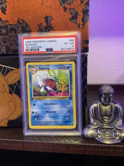 pokemon seaking 46/64 PSA 4 TCG Jungle 1st edition - Image 1