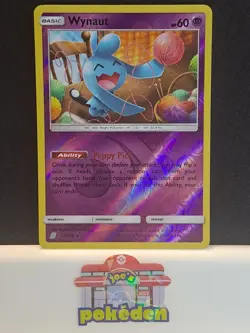 Pokemon Wynaut 77/236 Unified Minds Reverse Holo Uncommon TCG Card 2019 - Image 1