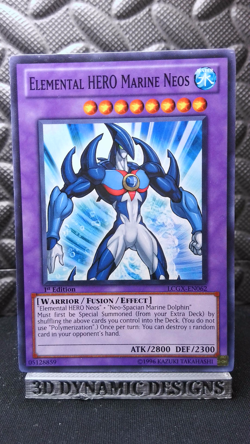 | Yugioh Elemental HERO Marine Neos LCGX-EN062 1st Common Collection NM 🔥 | - Image 1