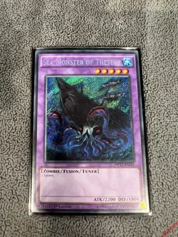 Yu-Gi-Oh! Sea Monster Of Theseus - MP17-EN231 - Secret Rare NM 1st Ed - Image 1