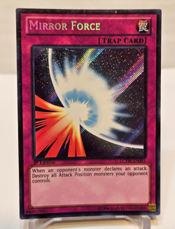 Mirror Force LCYW-EN091 Secret Rare 1st Edition Yugioh 2053 - Image 1