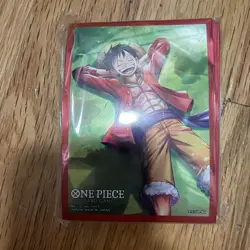 ONE PIECE TCG Official Card Sleeves ST21 EX Deck Monkey Luffy PACK OF 70 Sealed - Image 1