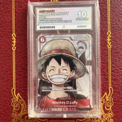 Monkey D Luffy P-001 One Piece Premium 25th Anniversary Promo English ACE 10 - Image 1