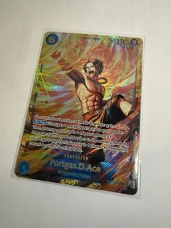 One Piece CCG Portgas D. Ace OP13-119 Carrying on His Will Alt Art Foil SR - Image 5