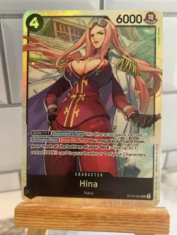 One Piece TCG Hina ST19-004 SR NM English Foil - Image 1