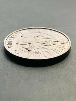 Charizard NO.006 Pokemon Battle Coin Medal 1997 Japanese Pokemon RARE Grey - Image 5