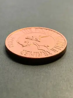 Aerodactyl NO.142 Pokemon Battle Coin Medal 1997 Japanese Pokemon RARE Brown - Image 5