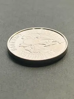Charizard NO.006 Pokemon Battle Coin Medal 1997 Japanese Pokemon RARE Silver - Image 5