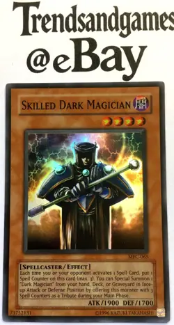 YUGIOH - SKILLED DARK MAGICIAN - MFC-065 - SUPER RARE - NM - MAGICIAN'S FORCE - Image 1