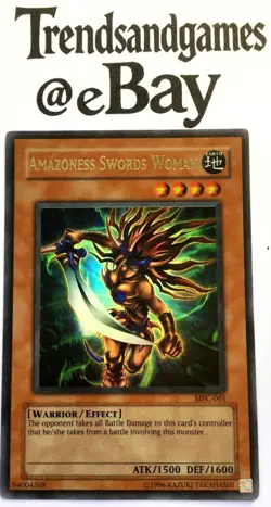 YUGIOH - AMAZONESS SWORDS WOMAN - MFC-061 - ULTRA RARE - NEAR M - MAGICIAN FORCE - Image 1