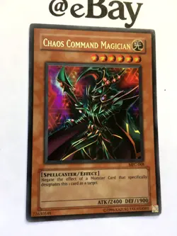 YUGIOH - CHAOS COMMAND MAGICIAN - MFC-068 - ULTRA RARE - EXC. - MAGICIAN FORCE - Image 2