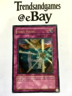 YUGIOH - HERO MEDAL - STON-EN050 - ULTIMATE RARE - EXCELLENT - STRIKE OF NEOS - Image 1