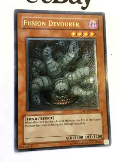 YUGIOH - FUSION DEVOURER - STON-EN020 - ULTIMATE RARE - NM - STRIKE OF NEOS - EN - Image 2