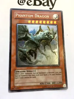 YUGIOH - PHANTOM DRAGON - LODT-EN041 - ULTIMATE RARE - NM - LIGHT OF DESTRUCTION - Image 2