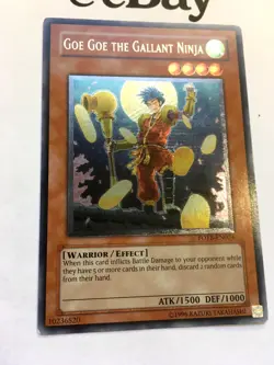 YUGIOH - GOE GOE THE GALLANT NINJA - FOTB-EN024 - ULTIMATE RARE - EXCELLENT - EN - Image 2