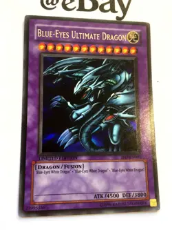 YUGIOH - BLUE-EYES ULTIMATE DRAGON - JMP-EN005 - LIMITED ED - SECRET RARE - NM - Image 2