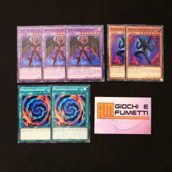 LOTTO 7 CARTE MALICIOUS EDGE EROE in italiano YUGIOH rarita COMUNE yu-gi-oh! - Image 1