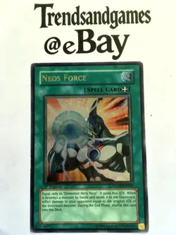YUGIOH - NEOS FORCE - 1ST ED - STON-EN039 - PLAYED - ULTIMATE RARE - STRIKE OF N - Image 1