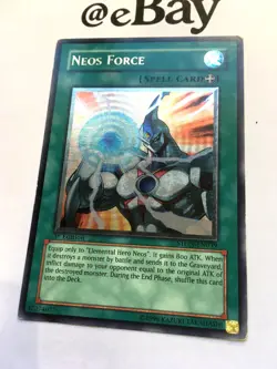 YUGIOH - NEOS FORCE - 1ST ED - STON-EN039 - PLAYED - ULTIMATE RARE - STRIKE OF N - Image 3