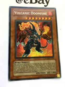 YUGIOH - VOLCANIC DOOMFIRE - 1ST ED - FOTB-EN008 - ULTRA RARE - NEAR MINT - ENGL - Image 2