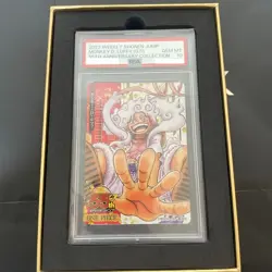 PSA10 Luffy Gear 5 Nika Jump 55th Anniversary One Piece Promo Card Rare - Image 1
