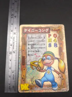 Tiny Kong #C0014 Holo Donkey Kong Card Game Nintendo 1999 Japan Ahomaro TCG B1 - Image 4
