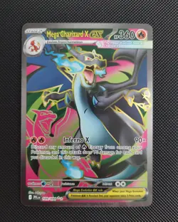 Pokemon TCG Mega Charizard X Ex 109/094 English. PFL Mint Condition. - Image 1