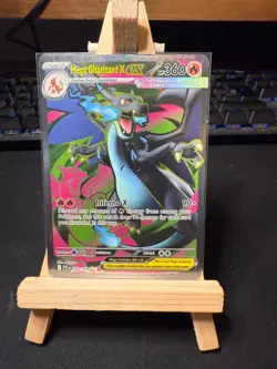 Pokemon TCG Mega Charizard X EX 109/094 UR – Phantasmal Flames - Small Ding - Image 1