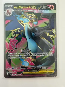 Mega Charizard X EX Full Art Holo 109/094 Inferno X 360 HP English Pokemon TCG - Image 1