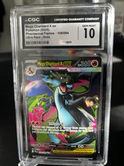 Pokemon TCG Mega Charizard X EX 109/094 Ultra Rare Holo - Image 1